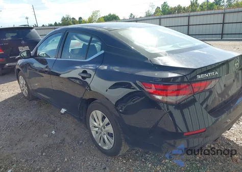 2025 Nissan Sentra S из США, поврежденный, VIN 3N1AB8BV9SY307037